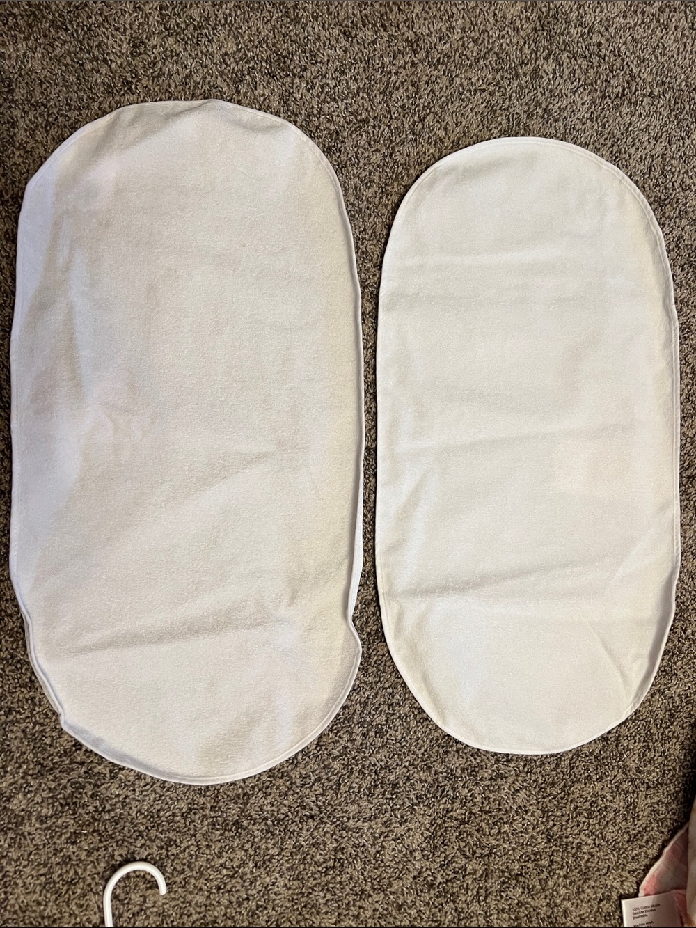 Boppy White Nursing Pillow Slipcover Set - Two Oval Covers